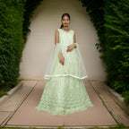Gown with Thread Work & Stones by Shreekama