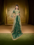 Shrug & Zari Thread Work Lehenga Choli Set