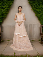 Gown with Thread Work & Stones by Shreekama